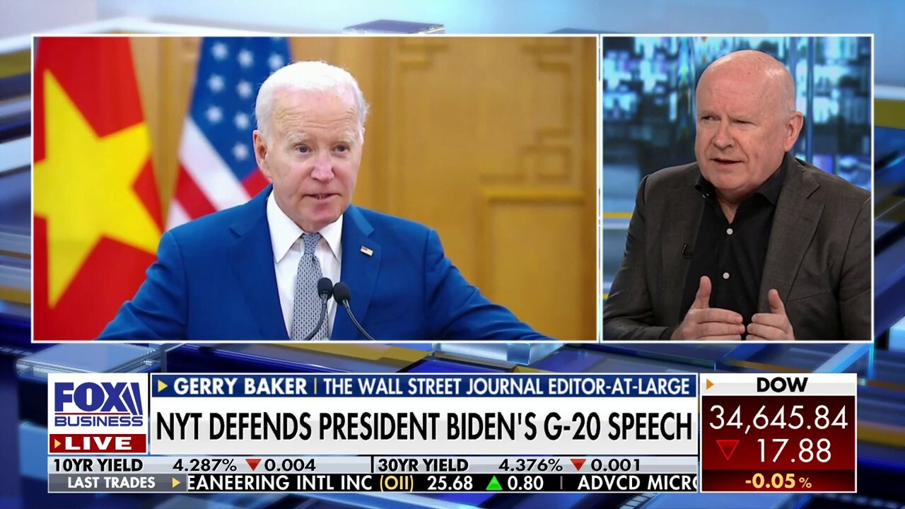 Biden's 'disastrous' G-20 speech was classic Joe: Gerry Baker