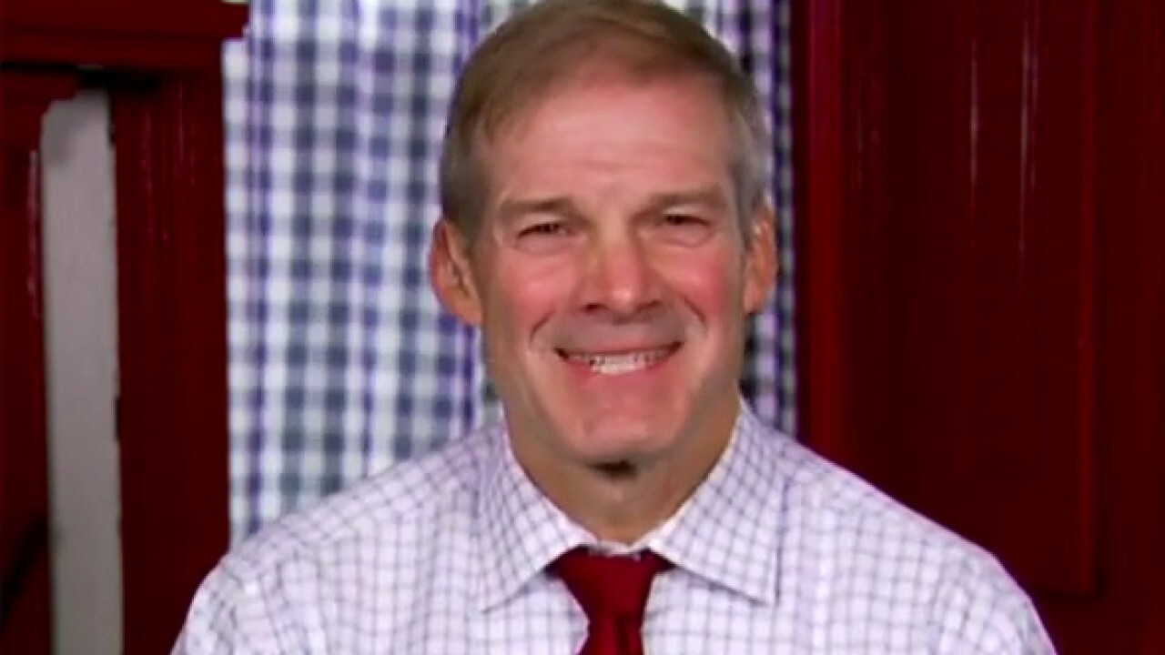 Ohio Republican Rep. Jim Jordan shreds President Joe Biden's policies with the midterms less than two months away.