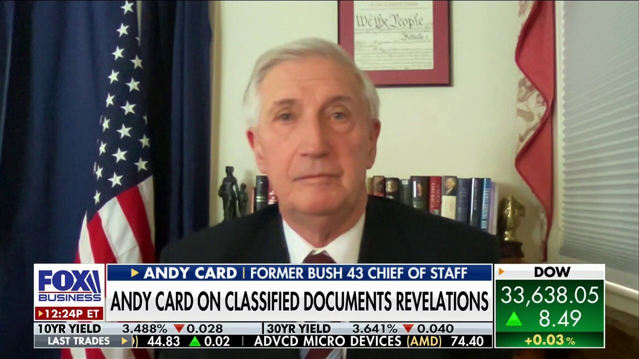 Classified documents turning out to be a 'symptomatic problem': Andy Card