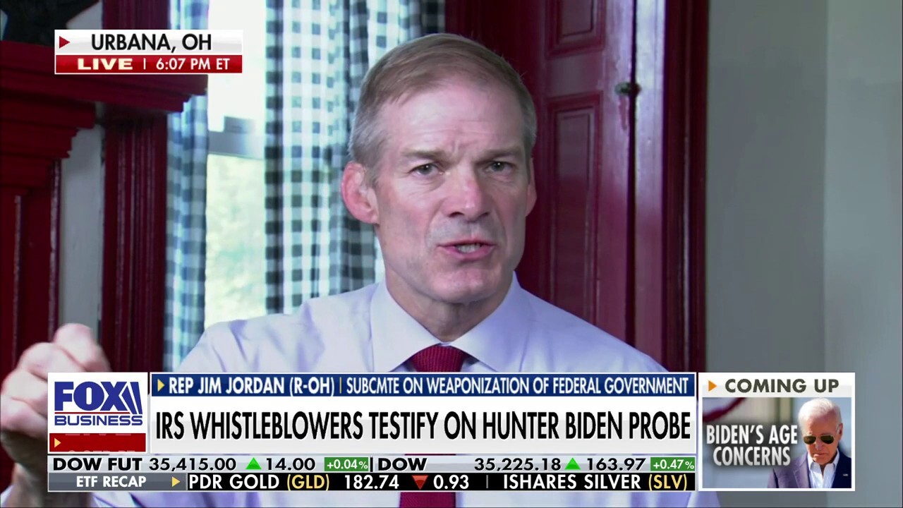 Rep. Jim Jordan, R-Ohio, discusses how Democrats were attacking RFK Jr. during censorship hearing on ‘The Bottom Line.’