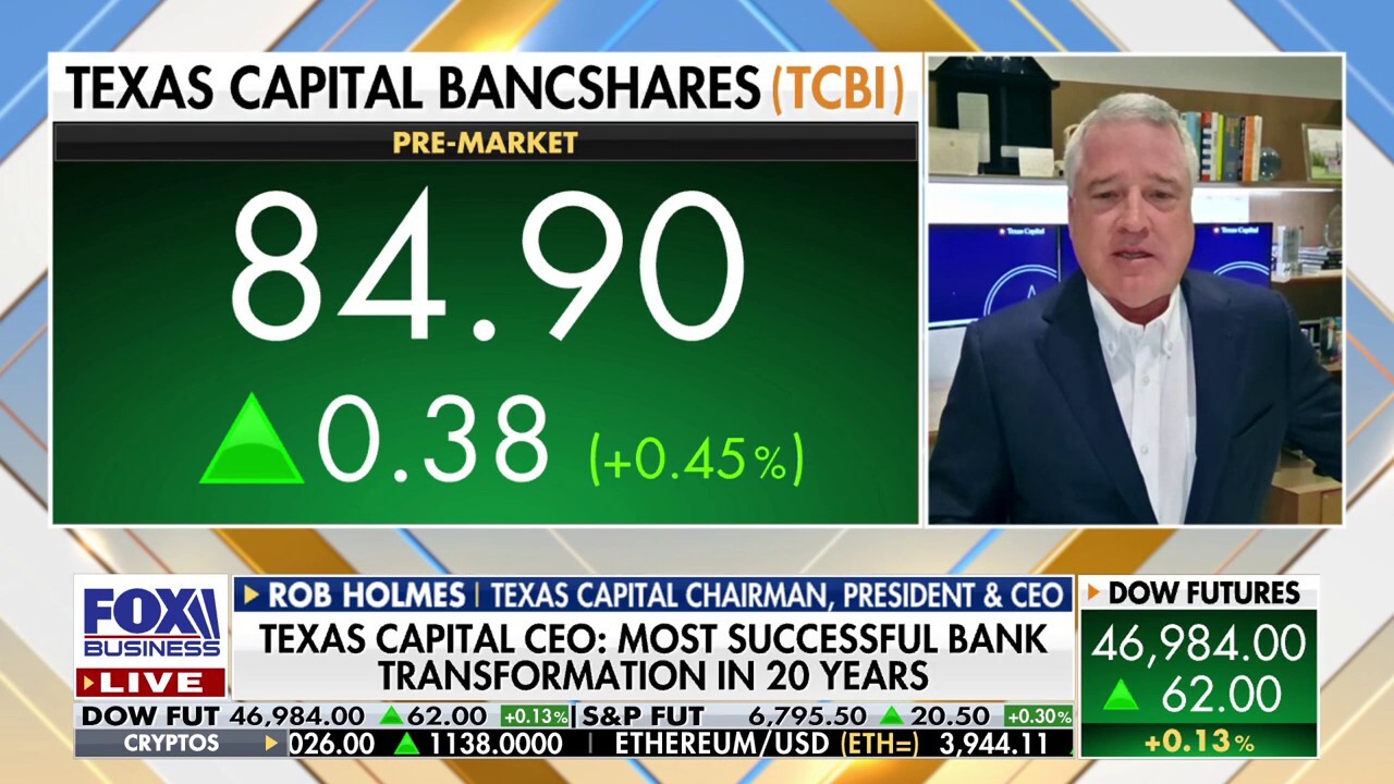 Texas Capital Bank CEO Rob Holmes joins Mornings with Maria to discuss the bank’s record-breaking quarter, the state of regional lenders and why Texas is fast becoming America’s financial hub.