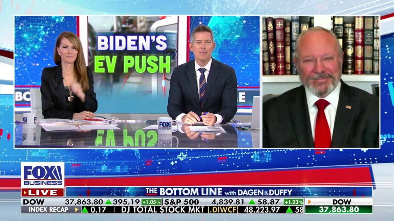 Retired Air Force Col. Rob Maness discusses how he believes the rushed shift to EVs is threatening national security on ‘The Bottom Line.’