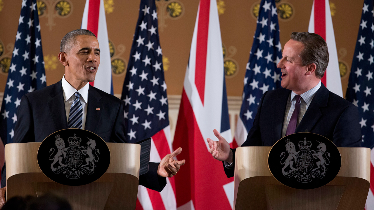 Did Obama add to any tension between Britain and the EU?