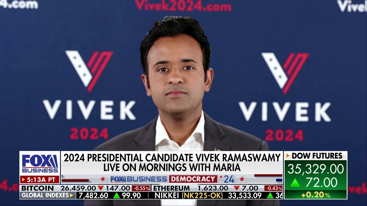 2024 Republican presidential candidate Vivek Ramaswamy on his campaign stances around the economy and labor force, decoupling from China and gaining the young vote.