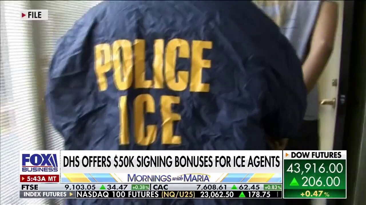 DHS Assistant Secretary Tricia McLaughlin reacts to ICE raid restrictions in Los Angeles and discusses the manhunt for an illegal immigrant accused of ramming his car into ICE agents.