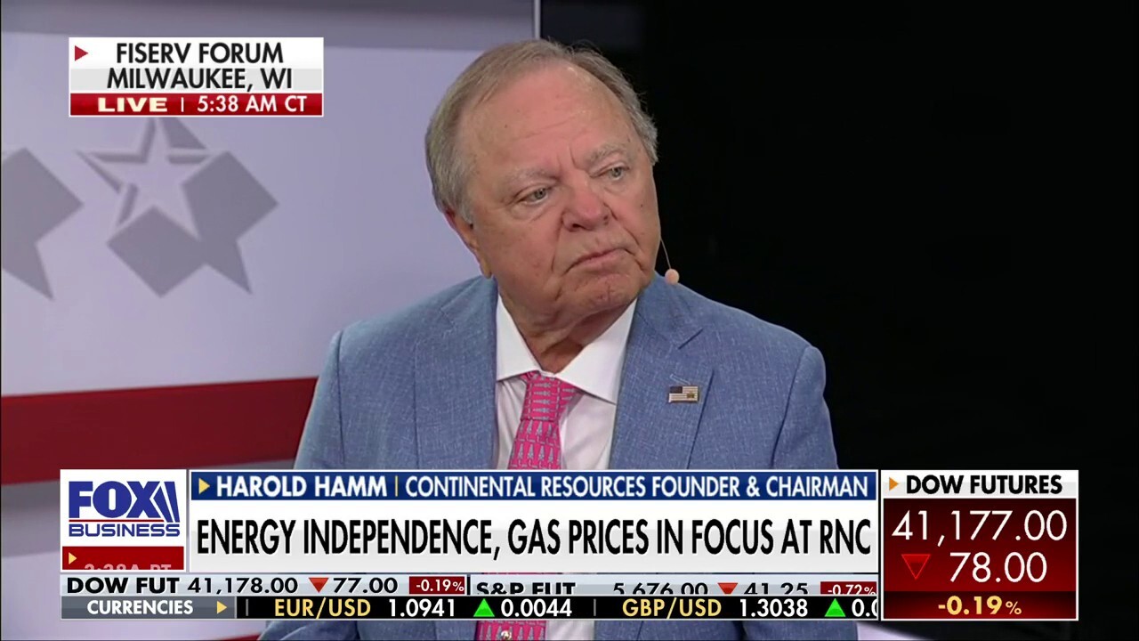 Continental Resources founder and Chairman Harold Hamm discusses the Biden administration stripping the U.S. of its energy independence, Trump's pro-energy agenda and J.D. Vance's reaction to energy regulations.