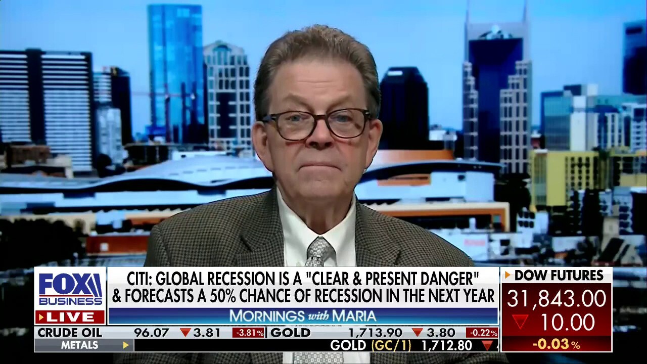 Former Reagan economist Art Laffer argues the risks of a 'real bad downturn' are 'diminishing quite substantially' after Manchin upends talks on Build Back Better.