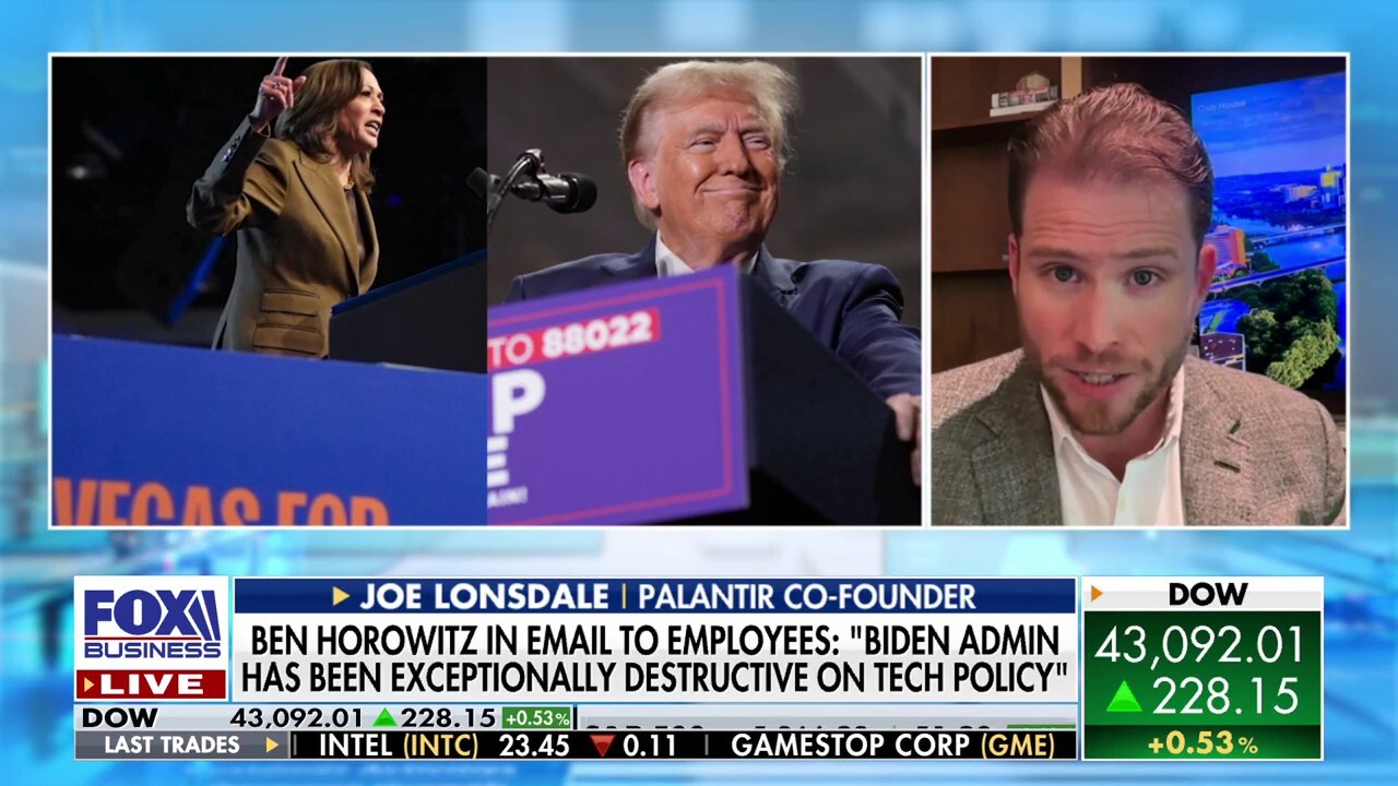 Palantir co-founder Joe Lonsdale discusses Trump's momentum in tech community