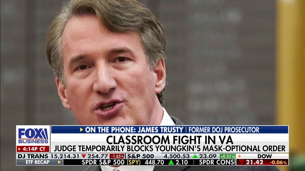 VA judge temporarily blocks Gov. Youngkin’s mask-optional order