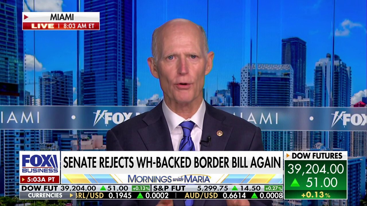 We want a border security bill, not immigration reform: Sen. Rick Scott