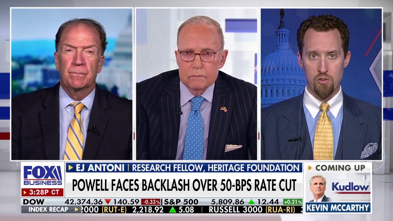  'Kudlow' panelists David Malpass and EJ Antoni discuss why former President Trump is polling ahead as Americans struggle to make end's meet.