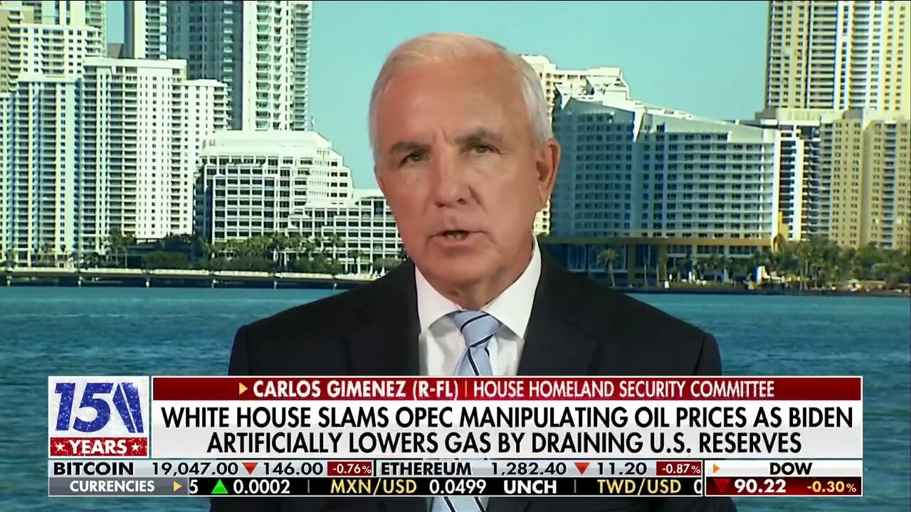 Rep. Carlos Gimenez: Biden has 'declared war' on fossil fuel industry