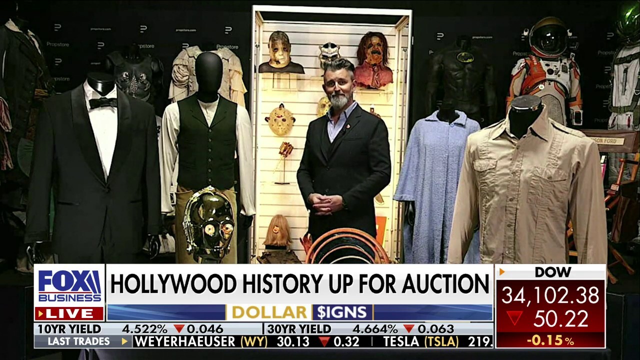 Prop Store CEO Stephen Lane showcases iconic film and TV memorabilia up for auction on 'Varney & Co.' 