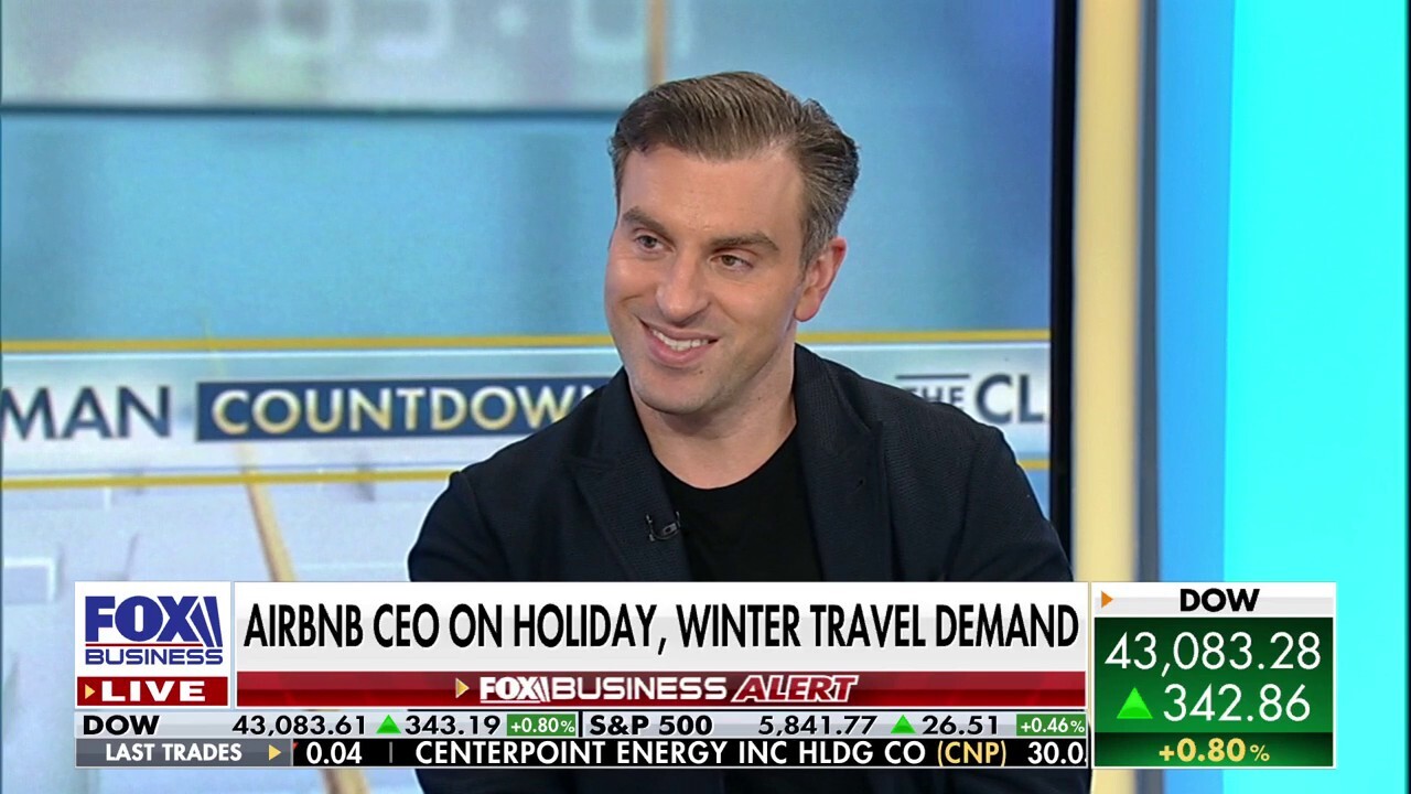 Airbnb co-founder and CEO Brian Chesky discusses the company's free temporary housing offered to hurricane Helene and Milton survivors on 'The Claman Countdown.'