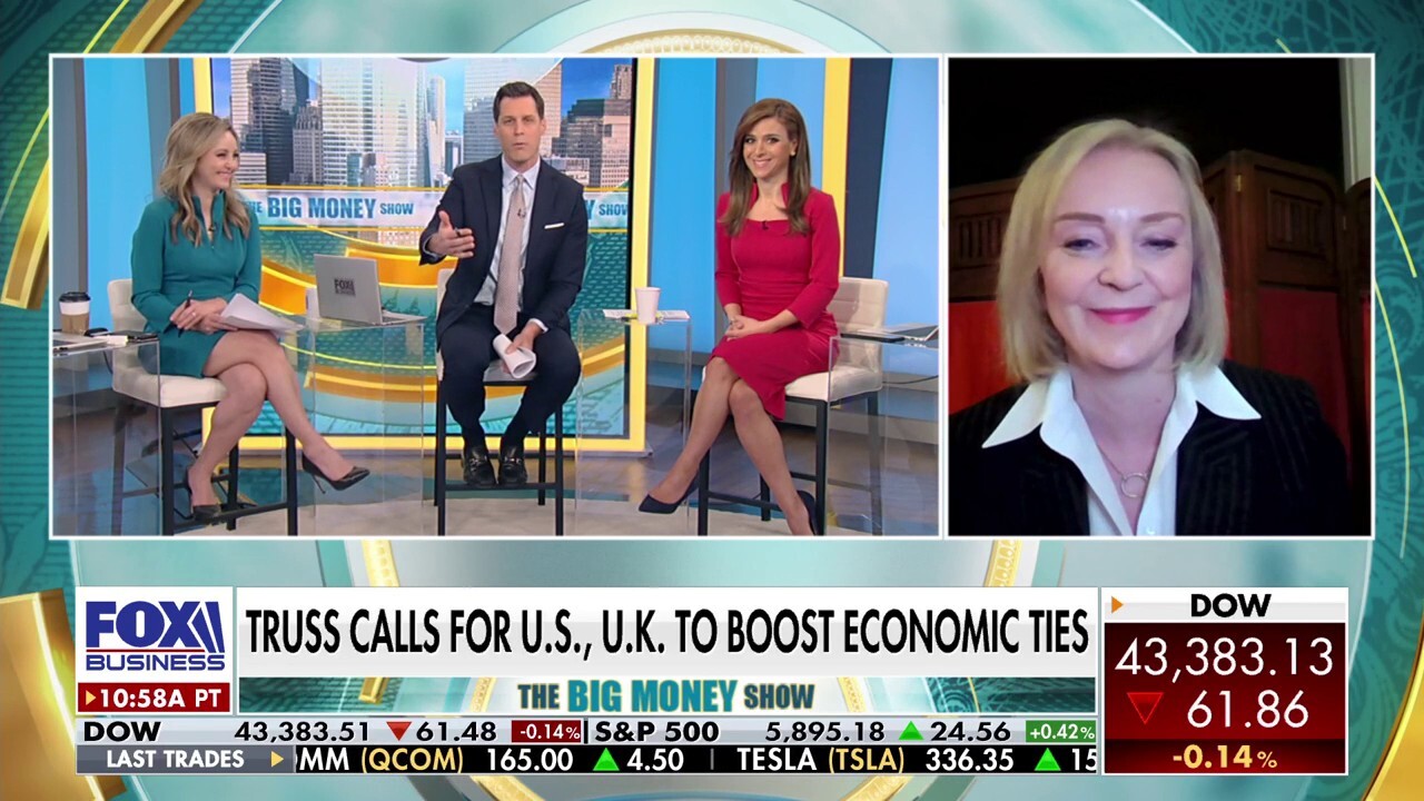 Former UK Prime Minister Liz Truss warns of financial crisis unless Europe starts to do things differently