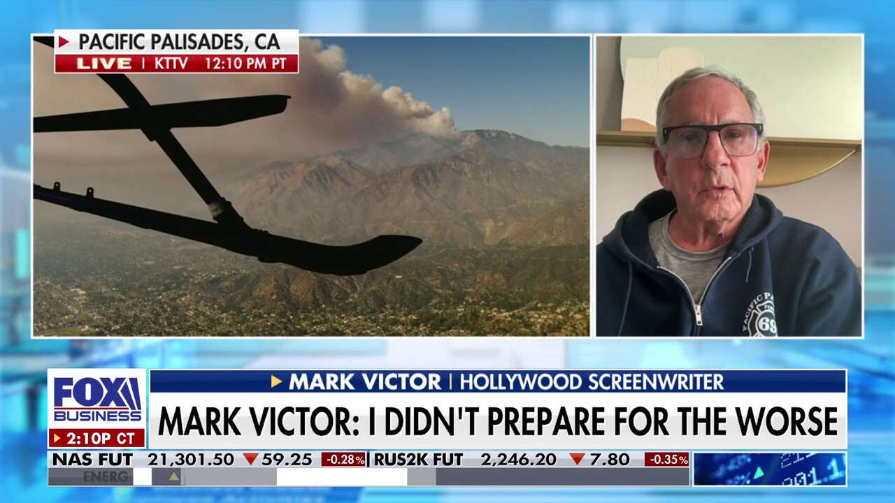 Hollywood screenwriter Mark Victor opens up about how the California wildfires have impacted his life on 'The Claman Countdown.'