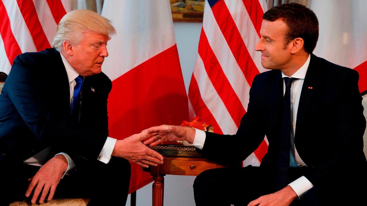 France's Macron meeting with Trump