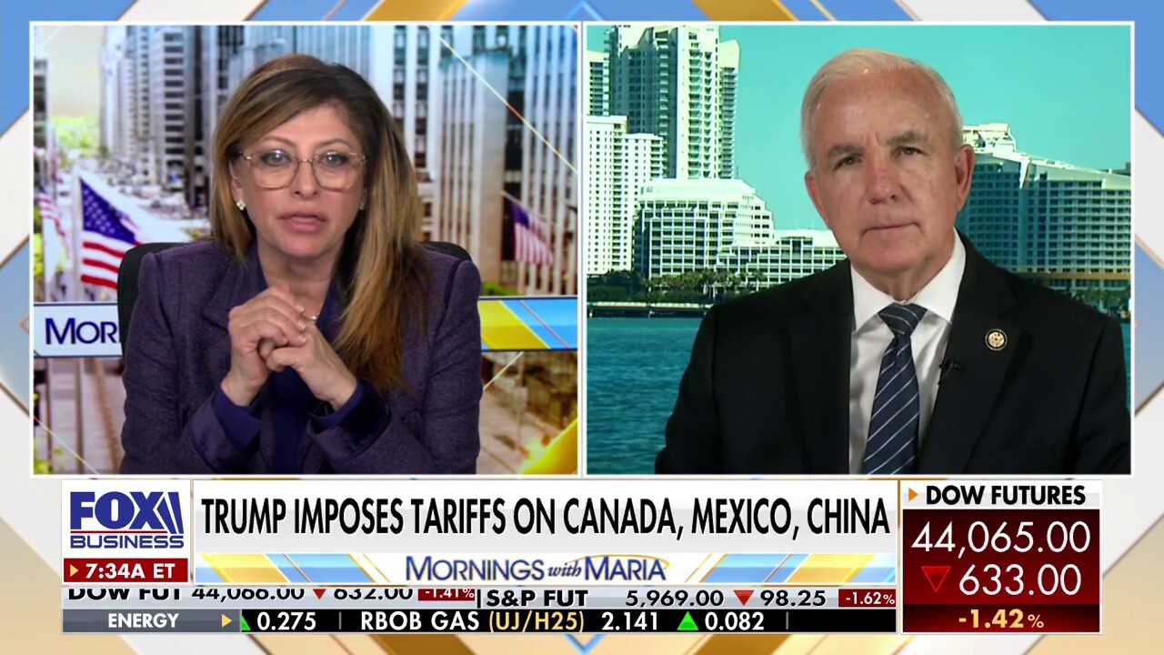 Rep. Carlos Gimenez, R-Fla., discusses the Panama Canal and President Donald Trump's imminent tariffs for the European Union as well as Canada, Mexico and China. 