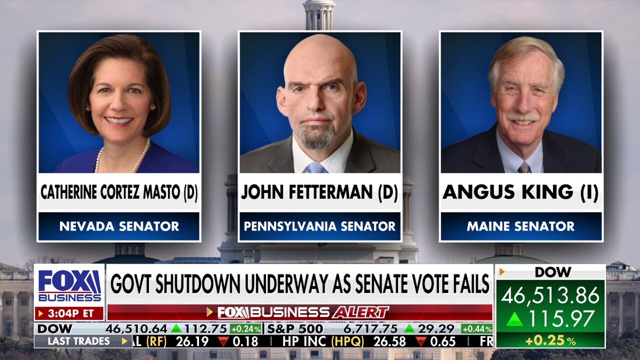 Senate vote to end government shutdown fails as lawmakers spar over health subsidies