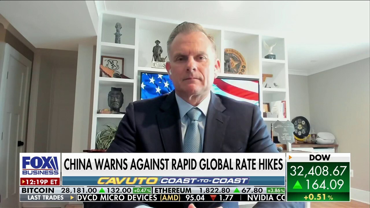 Retired U.S. Air Force Brig. Gen. Rob Spalding reacts to China issuing a warning against global rate hikes on 'Cavuto: Coast to Coast.'