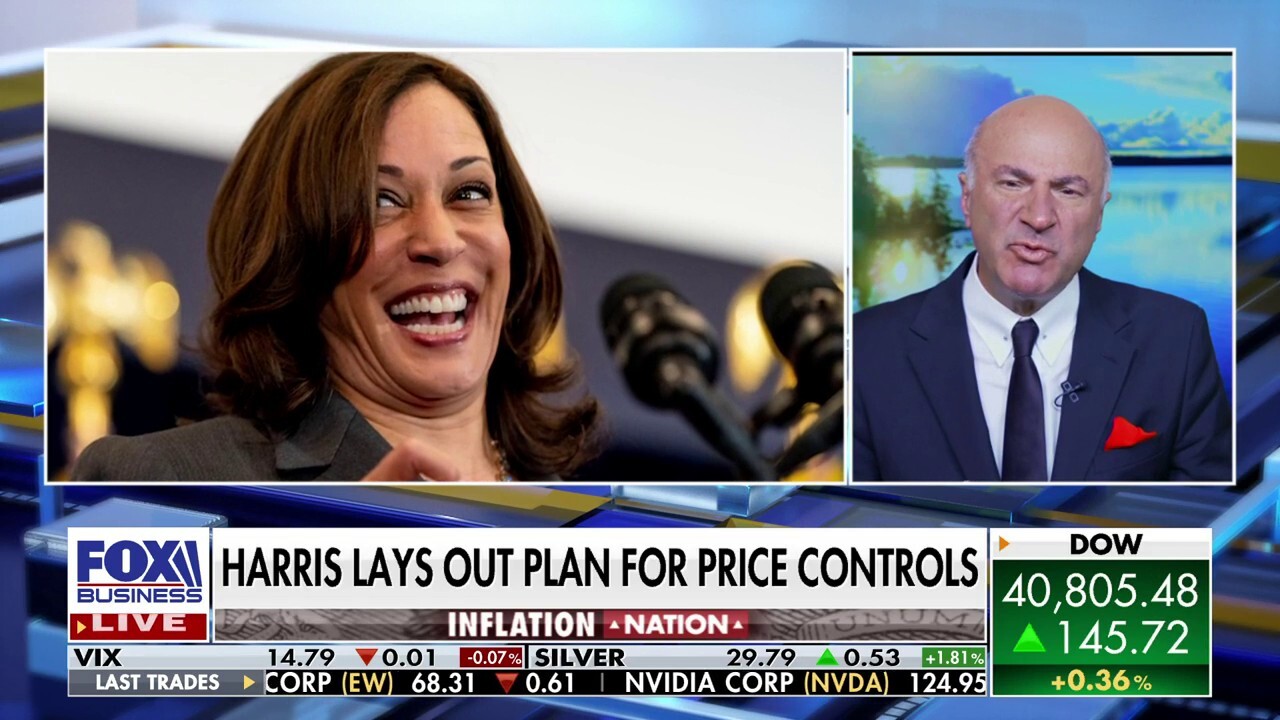 O'Leary Ventures Chairman Kevin O'Leary on Vice President Kamala Harris' plan to implement price controls if elected and warnings against former President Trump's push for tariffs.