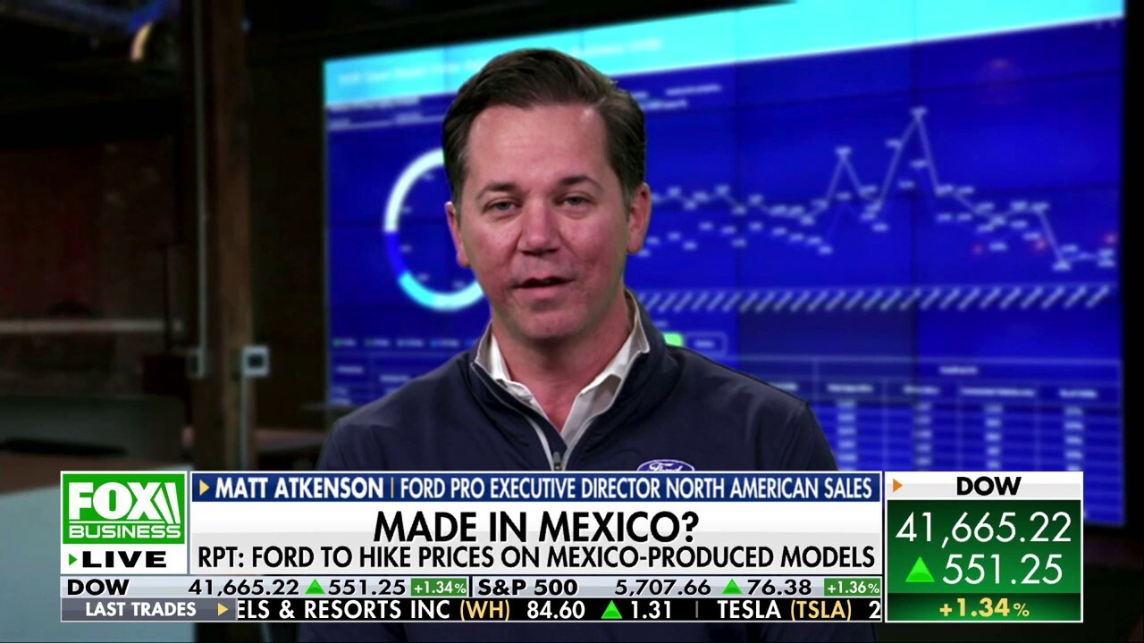 Matt Atkenson, Ford pro executive director of North American sales, discusses the effect of tariffs on the business on 'The Claman Countdown.'