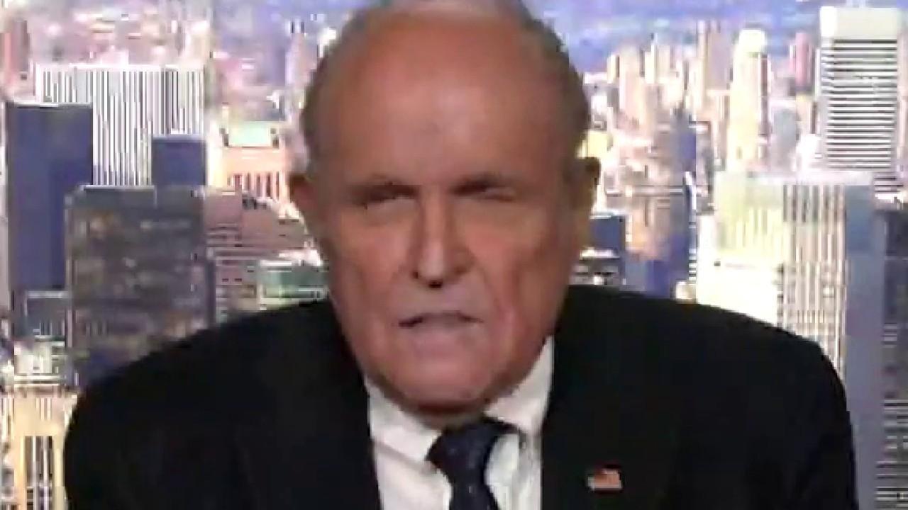 Rudy Giuliani reacts to robbery of NYPD counterterror chief's teen son