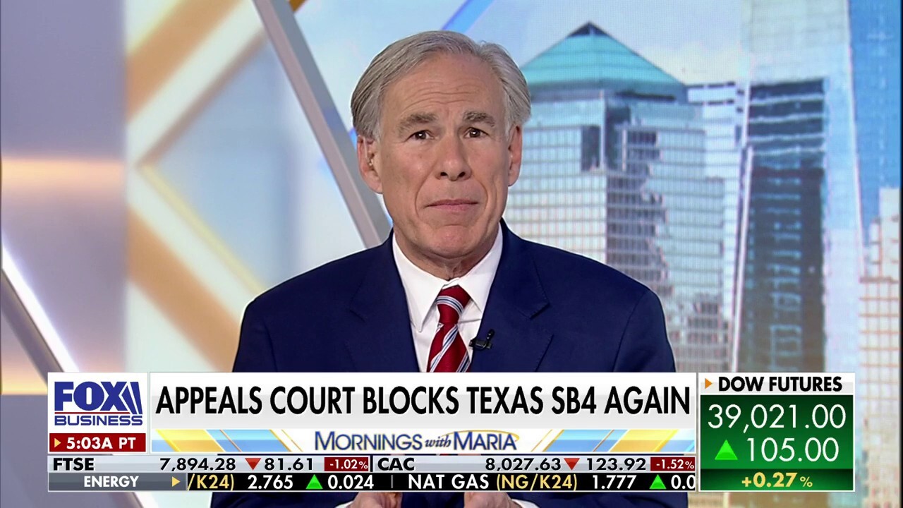 Federal courts should allow Texas to enforce federal laws because Biden isn't enforcing them: Gov. Greg Abbott