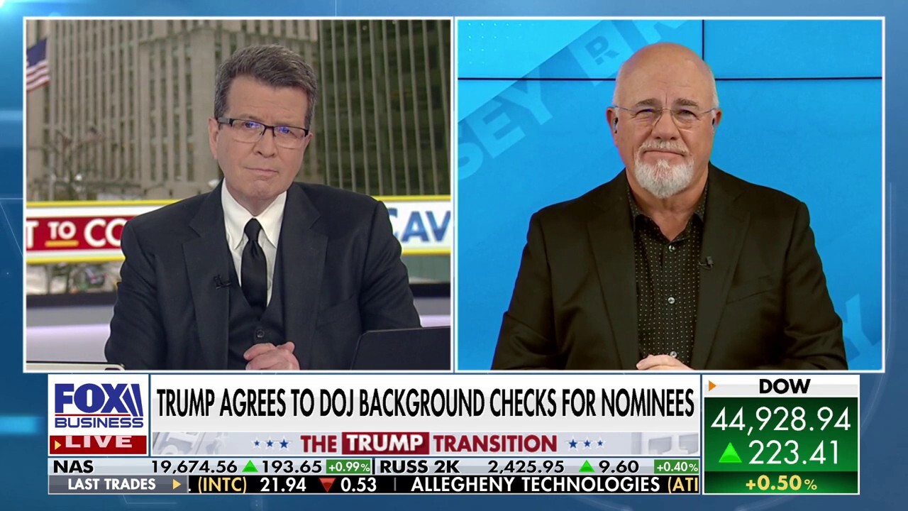 Personal finance expert Dave Ramsey joins ‘Cavuto: Coast to Coast’ to weigh in on President-elect Donald Trump’s Cabinet choices, and the pushback some of his nominees are facing.