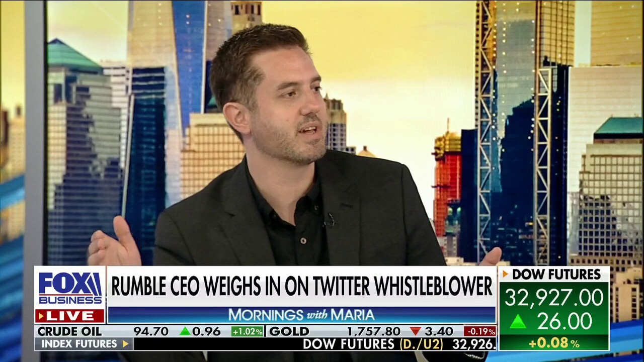 Rumble CEO calls out Twitter’s ‘egregious’ amplification of certain narratives