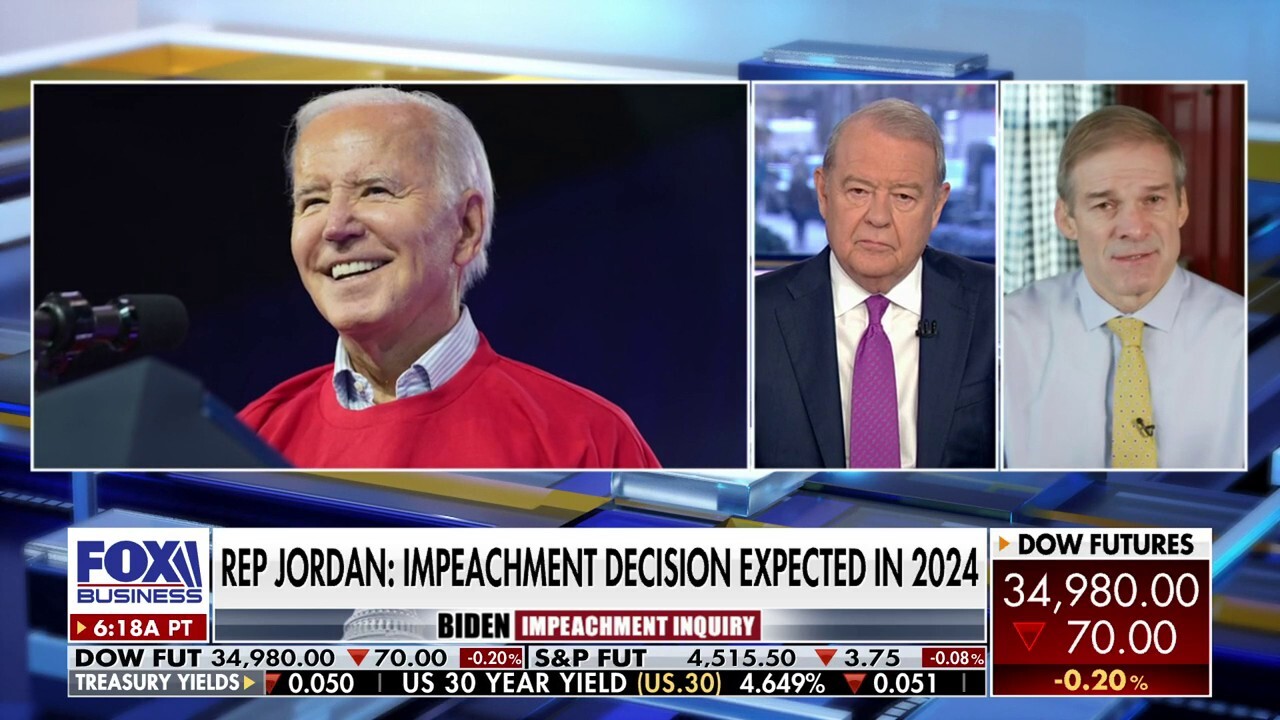 Biden impeachment decision expected in 2024: Rep. Jim Jordan