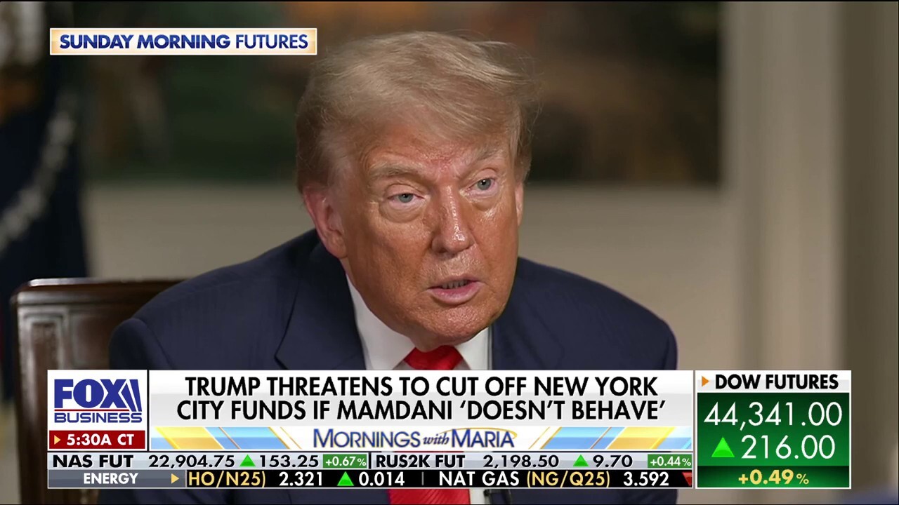 On 'Sunday Morning Futures,' FOX Business' Maria Bartiromo asks President Trump about his reaction to the New York City mayoral race.