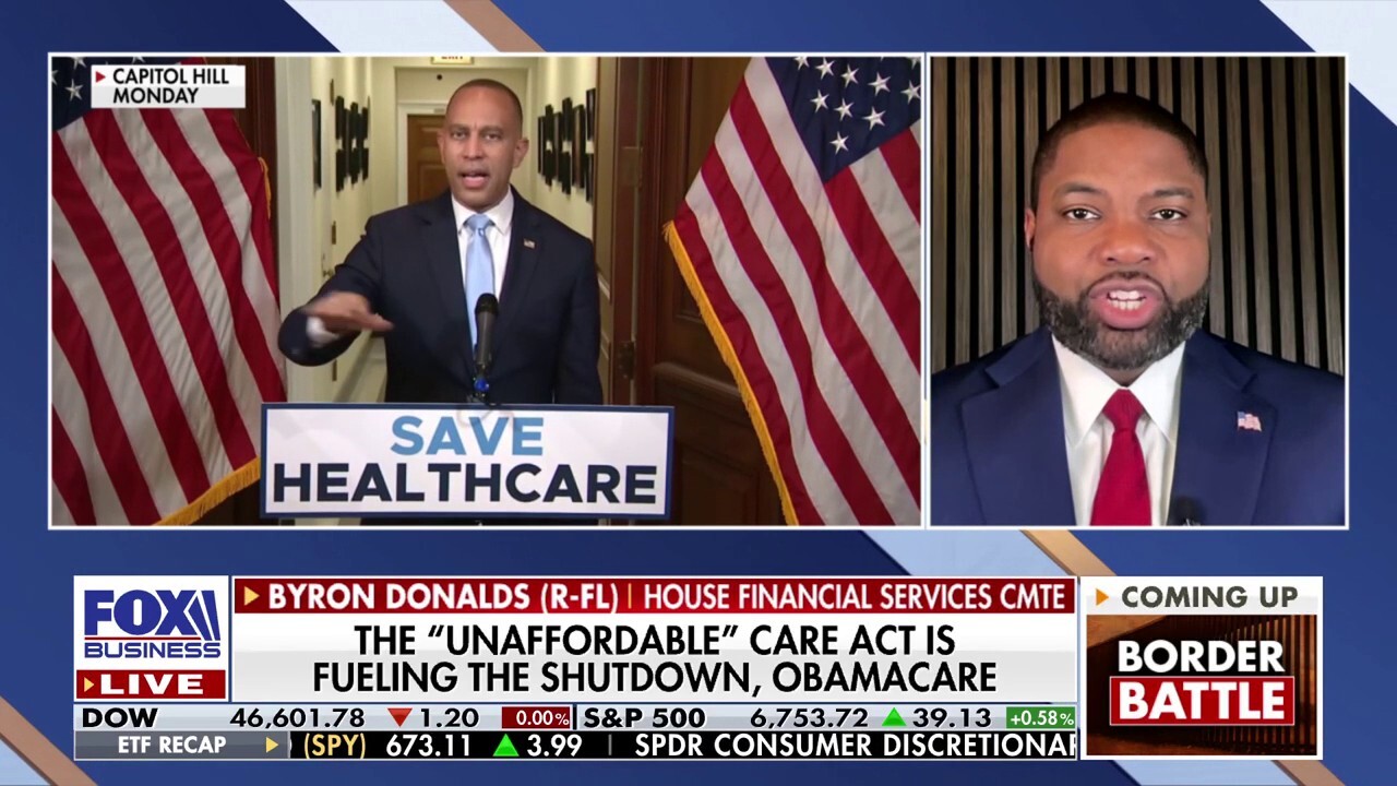 Rep. Byron Donalds rips Dems on Obamacare, says their agenda has been 'nothing but failure'