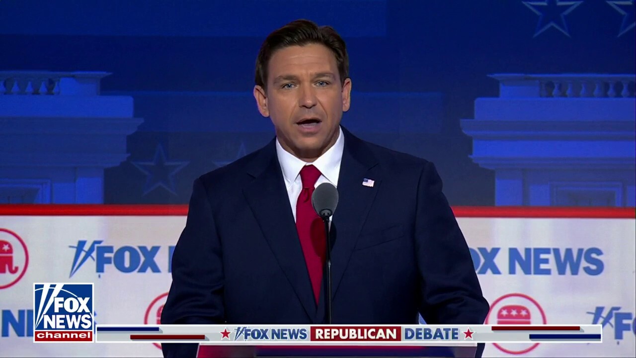 Ron DeSantis gives fiery opener to GOP primary in Milwaukee.