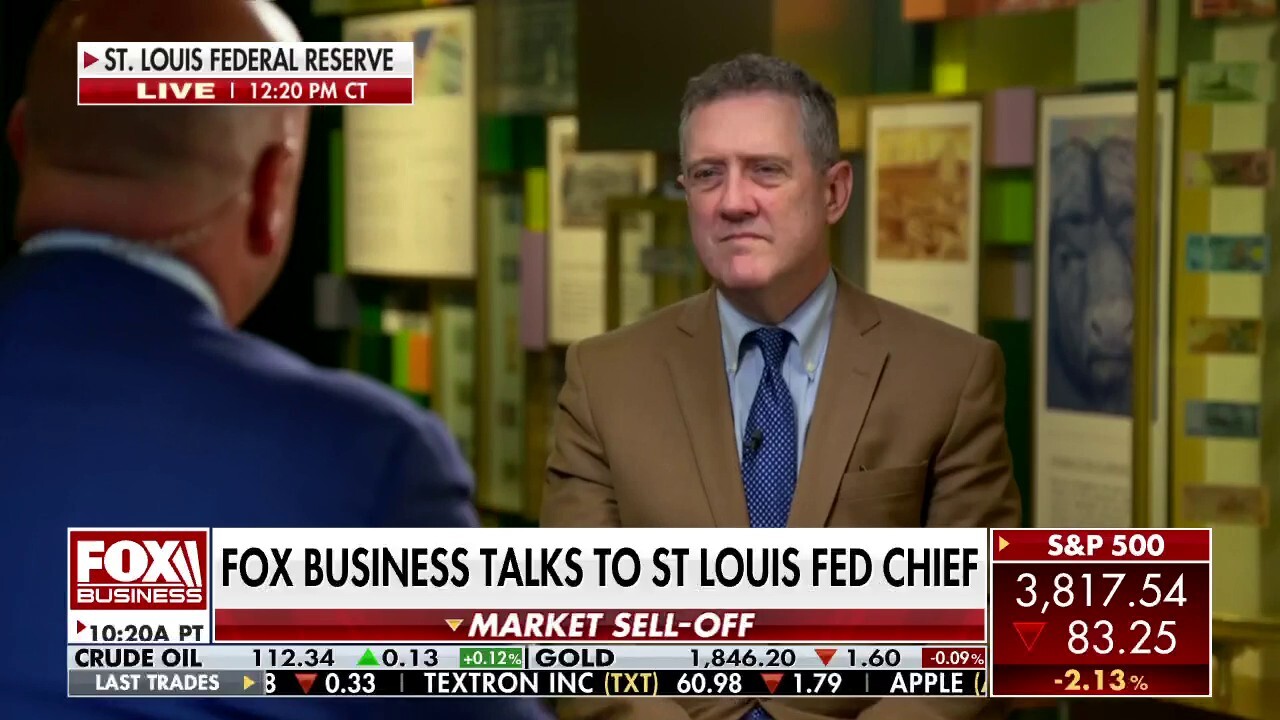 St. Louis Fed President James Bullard argued during an exclusive interview with FOX Business' Edward Lawrence on 'Cavuto: Coast to Coast' that the central bank must 'get inflation under control and I think we have a good plan to do so.' 