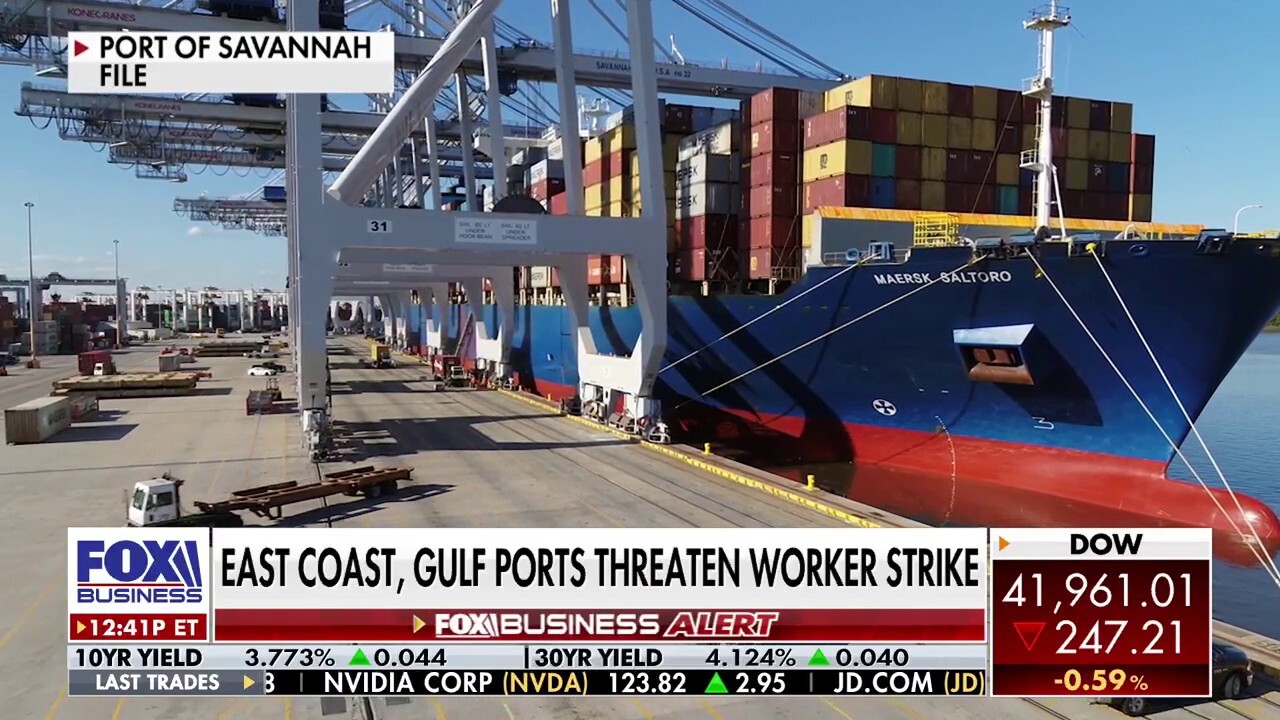 FOX Business correspondent Lydia Hu reports on a looming port strike and the potential economic backlash.