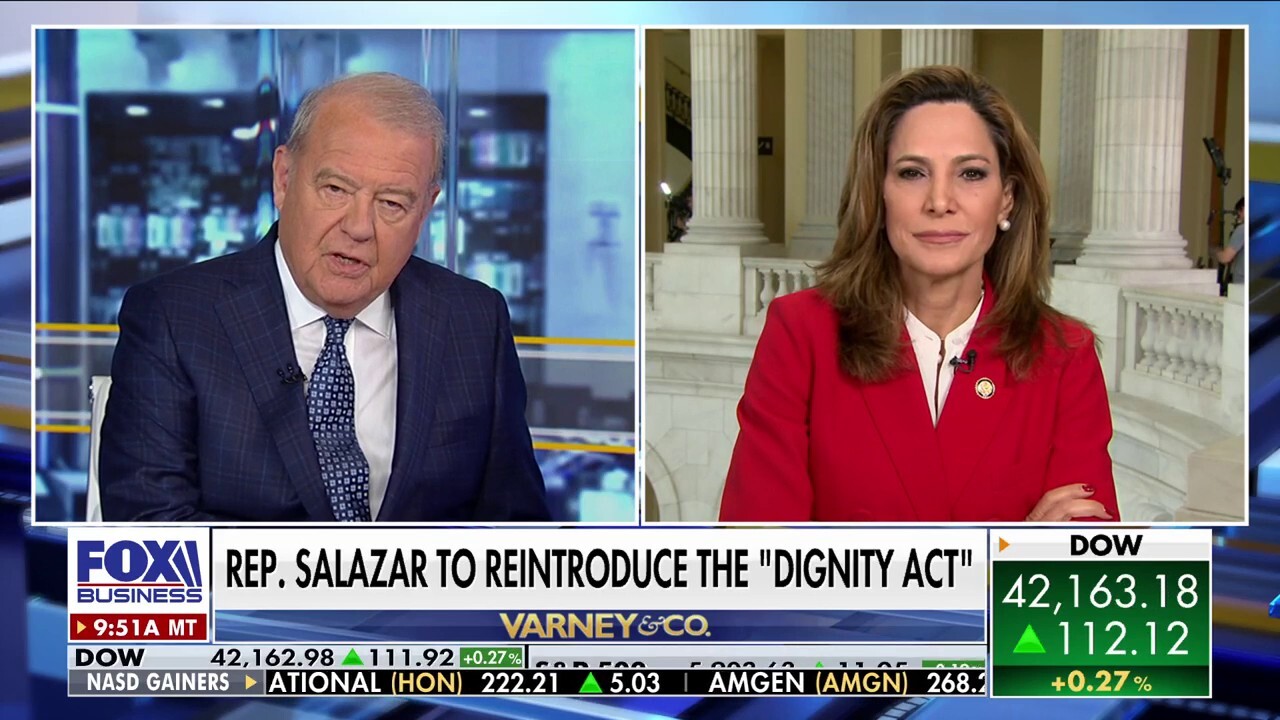 Rep. Maria Salazar, R-Fla., discusses House Republicans’ immigration policy and the reintroduction of the ‘Dignity Act’ on ‘Varney & Co.’
