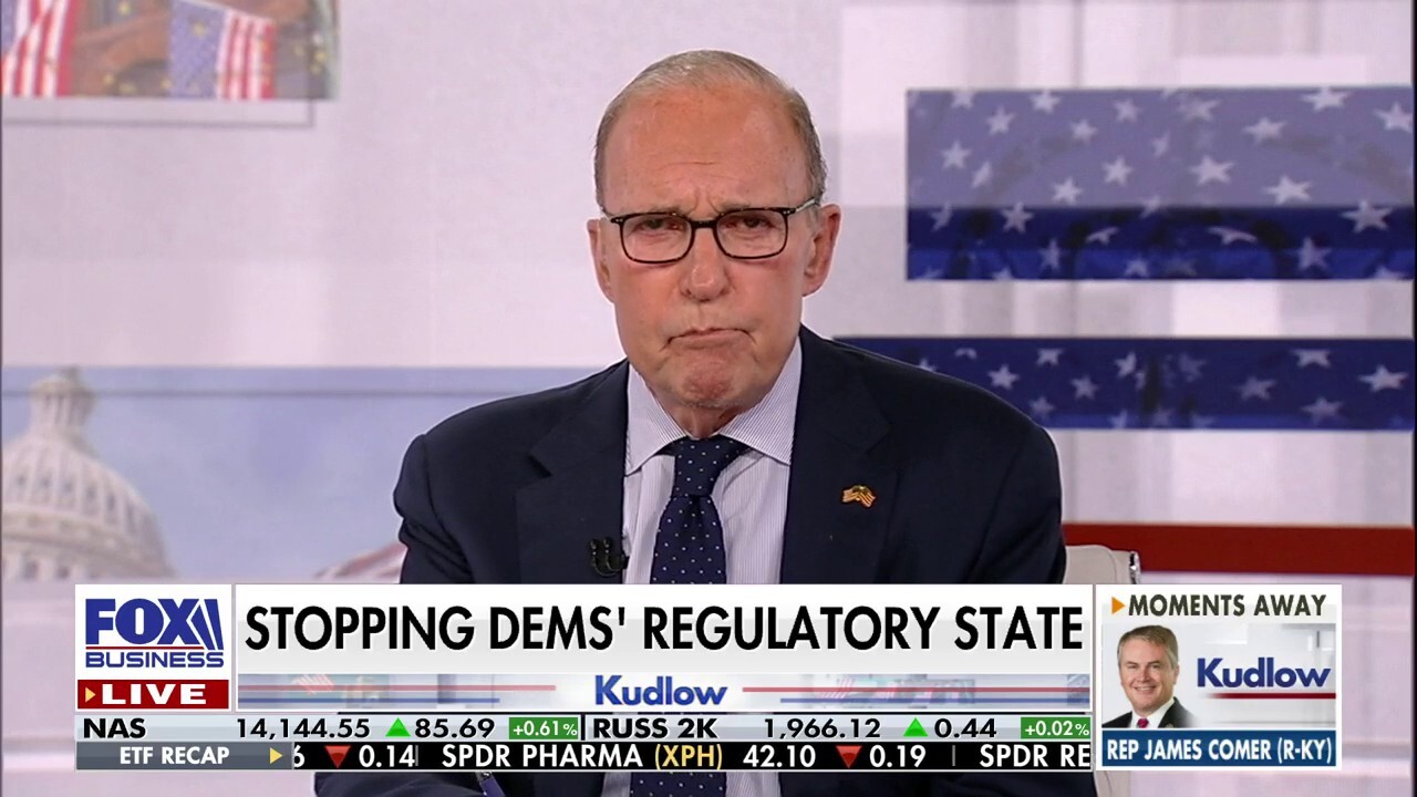 FOX Business host Larry Kudlow calls out the Democrats' war on appliances on 'Kudlow.'