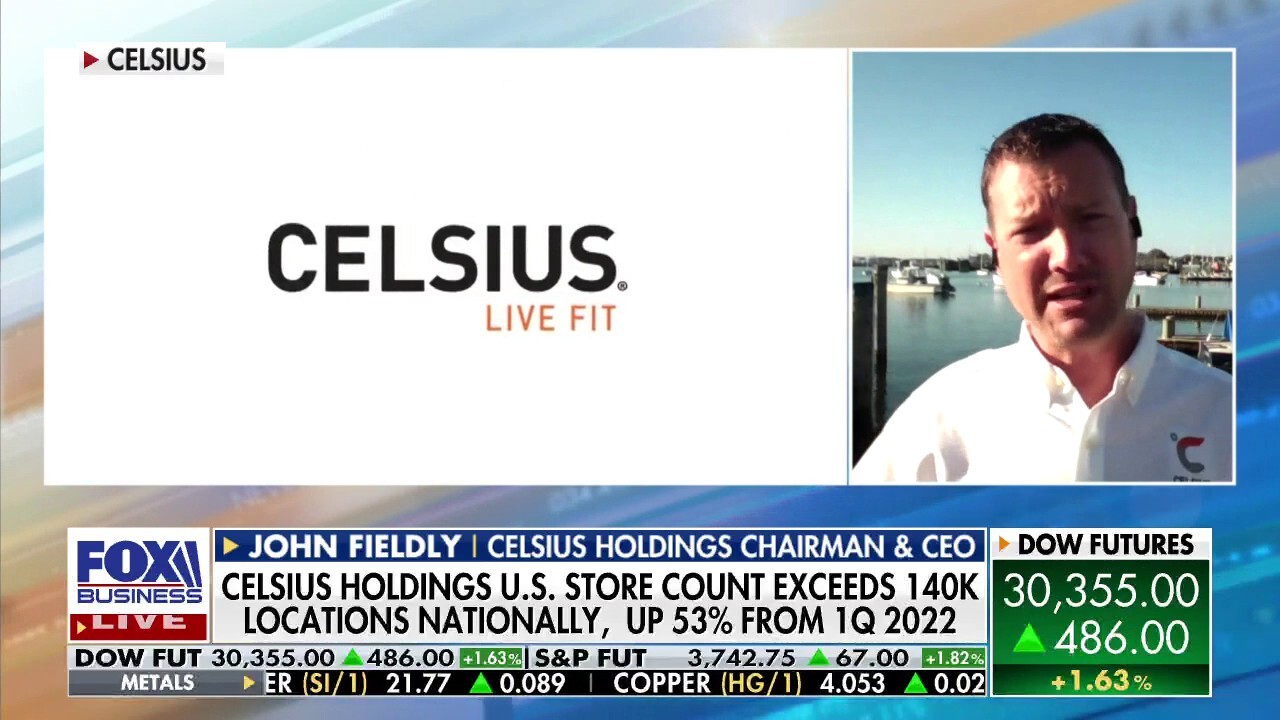 Celsius Holdings Chairman and CEO John Fieldly says labor, diesel and raw material costs have increased production costs of the energy drink.