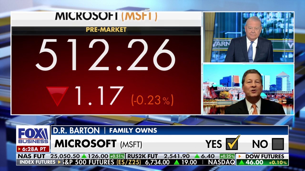 Microsoft is worth buying during any pullback: D.R. Barton