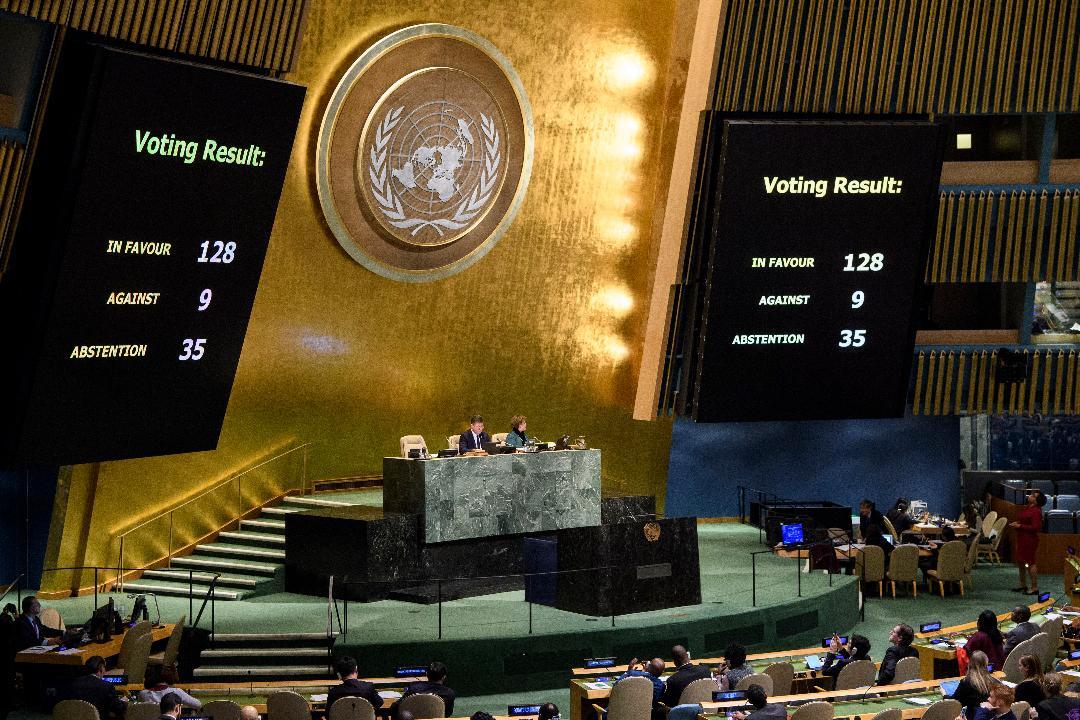 State Department report reveals which UN members voted with US