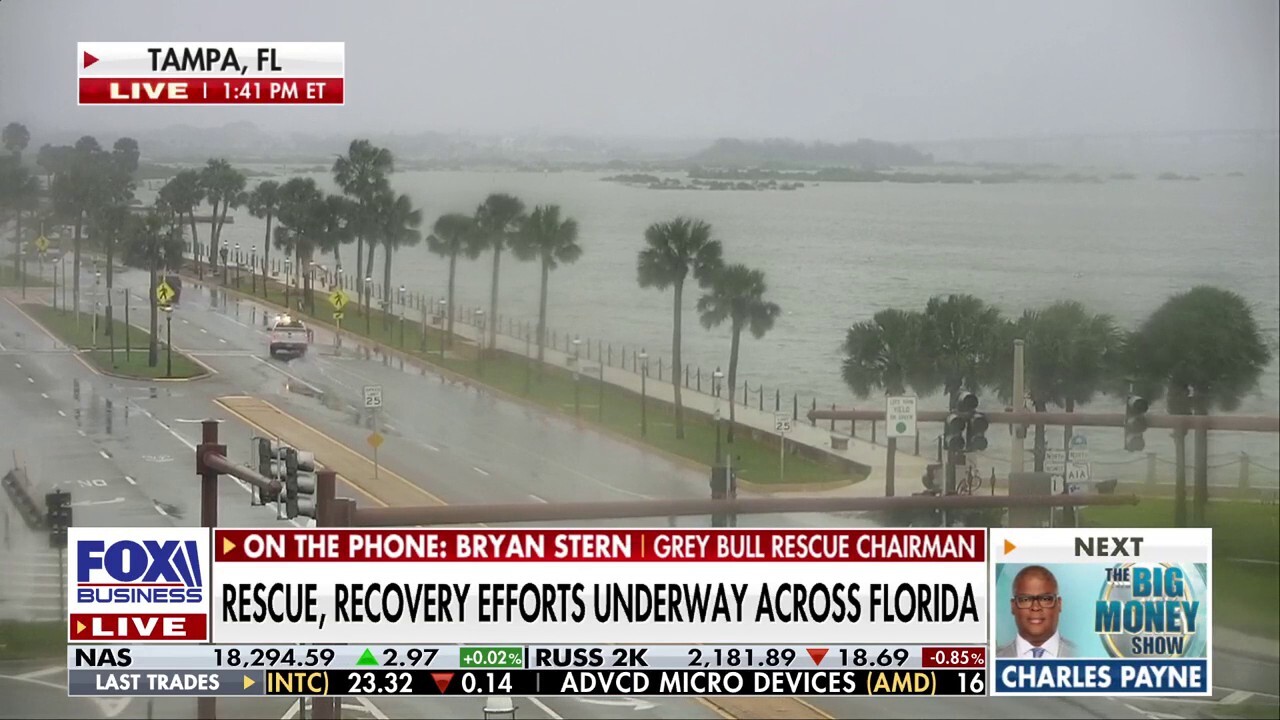 Grey Bull Rescue Chairman Bryan Stern assesses the damage following Hurricane Milton as he looks to aid recovery efforts in Florida.