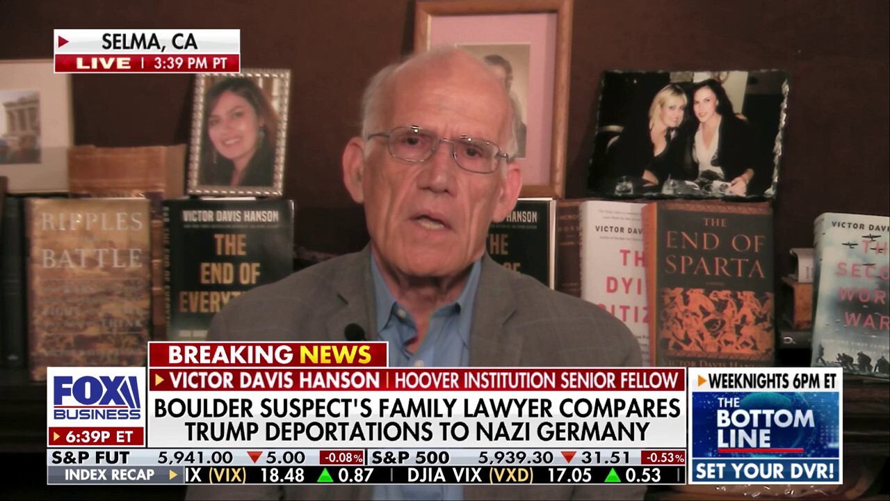 Victor Davis Hanson schools Colorado suspect's family lawyer on 'tragically ironic' comparison