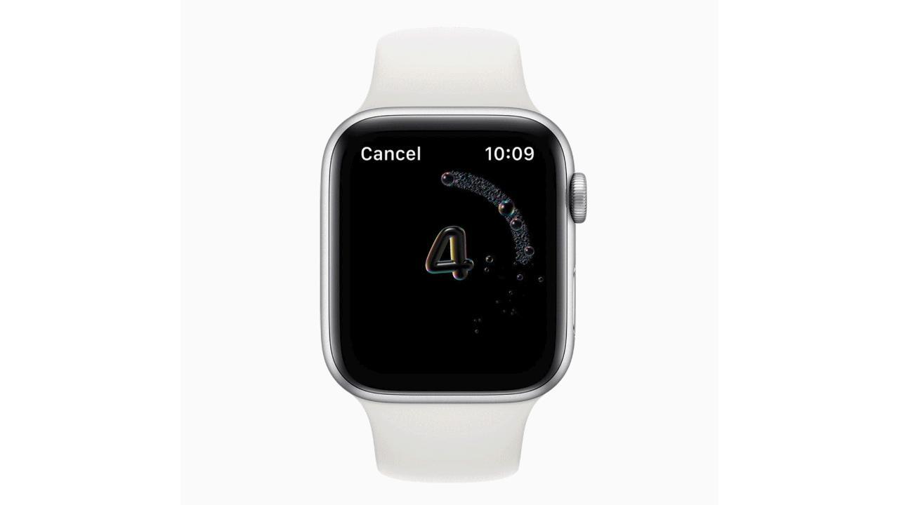 New Apple Watch feature ensures you wash your hands for 20 seconds 