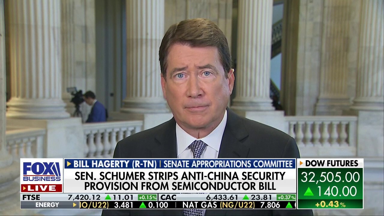Sen. Bill Hagerty, R-Tenn., discusses the IRS, government spending and the chips bill and analyzes consequences for middle class Americans.