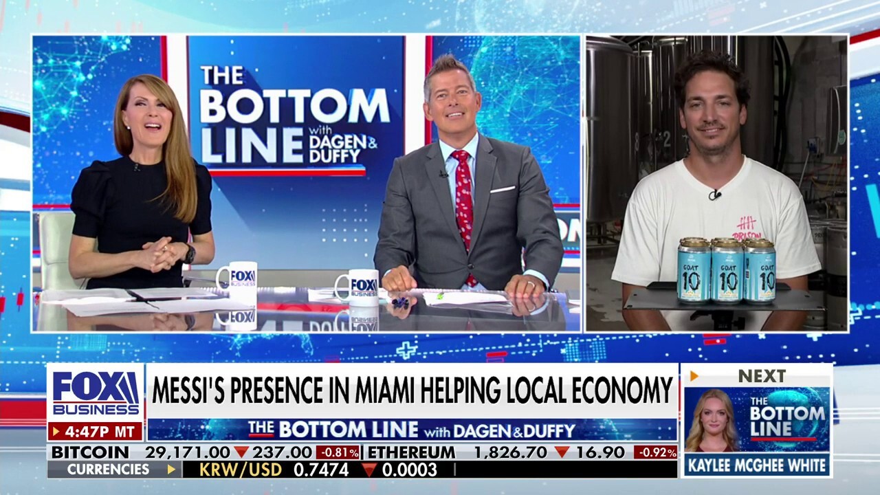 Prison Pals Brewing chief executive Juan Pipkin discusses how soccer star Lionel Messi coming to Florida has helped the economy on ‘The Bottom Line.’