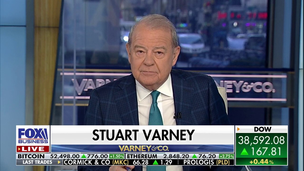 ‘Varney & Co.’ host Stuart Varney argues Biden will remain the 2024 Democratic candidate unless there is a dramatic change of events.