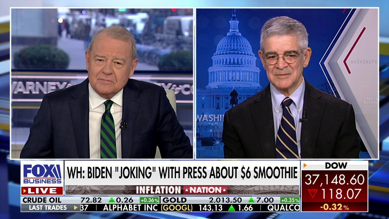 Biden joking with press about $6 smoothie shows he can’t ‘get the sense of the room’: Peter Morici