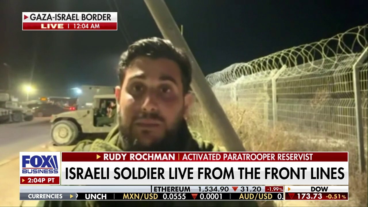 I was trained to be a soldier, but never imagined to see such a seen: Activated Israeli reservist