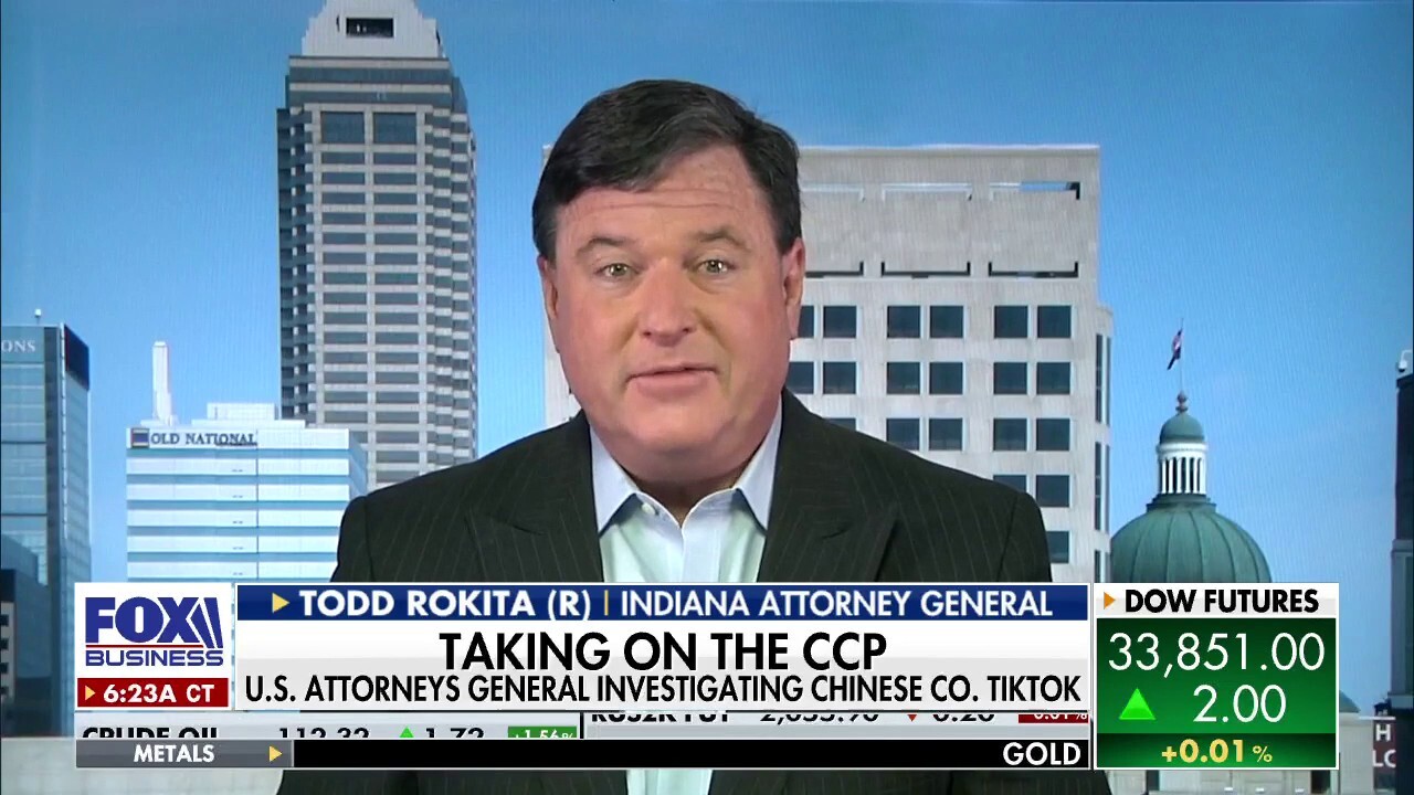 Indiana Attorney General Todd Rokita discusses the bipartisan investigation launched by 8 U.S. attorneys general looking into the harmful impacts of TikTok has on the youth.
